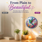 JJFox Diamond Art Hanging Kit for Adult, Special Shaped Rhinestone, DIY Acrylic - Image 6