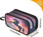 Unicorn Galaxy Sky Pencil Case Box Boys Girls Large Pencil Pouch Zipper - Image 7