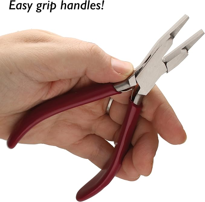 The Beadsmith WrapMaker Pliers – 6-Inches Jewelry-Making Tool w/Polished Steel - Image 4
