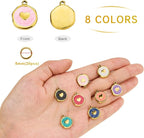UMAOKANG 8pcs Assorted Colorful Enamel Charm - Image 2