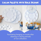 30Pcs Paint Tray Palettes, Plastic Paint Pallets - Image 3