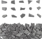 Youway Style Gray Glass Mosaic Tiles by YouwayStyle