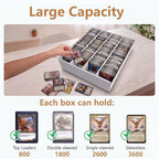 RLAVBL 1 Pack 3600 Count Trading Card Storage Box, Cardboard Card Boxes - Image 4