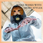 Seenelling DIY Therian Mask Kit Blank Cat Mask - Image 5