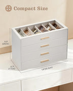 Lolalet Sunglasses Storage Box for Women, Eyewear Eye Glass Organizer - Image 7