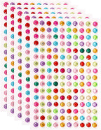 HARFINGTON 5 Sheet/800pcs Rhinestone Adhesive Stickers Self Adhesive Acrylic by HARFINGTON