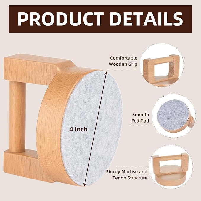 Falling in Art Wood Block Printing Baren, 4 Inches Baren Printmaking Tool - Image 2