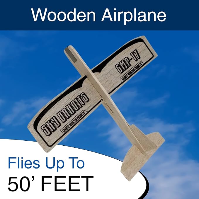 Granite Mountain Products Balsa Wood Airplane Kits | Plane Toys Set - Image 2