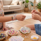 1500PCS Round Letter Beads for Threading, 4 x 7 MM Alphabet Beads and Colourful - Image 4