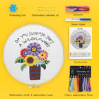 BERYA Cactus Embroidery Kit Including Video Step by Step Instructions - Image 2