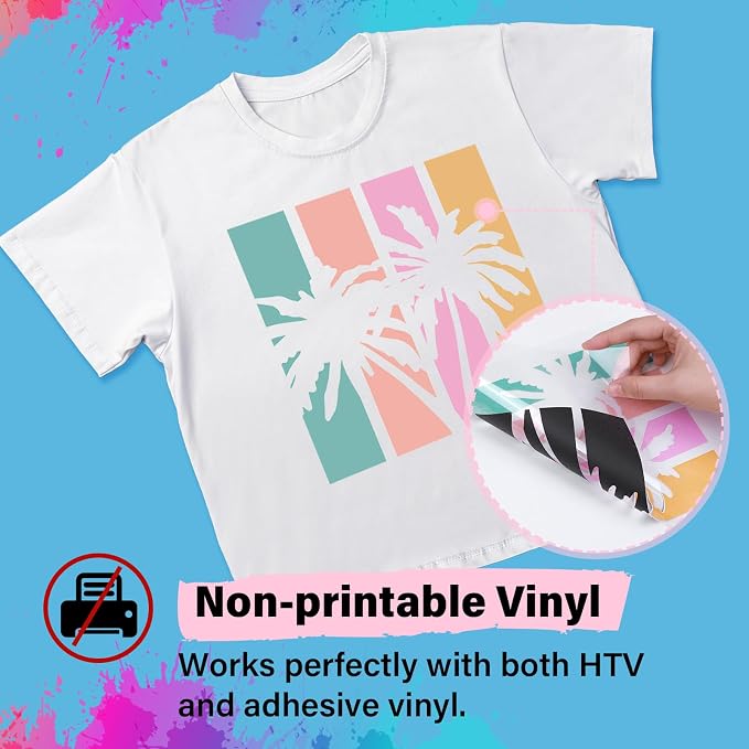 TECKWRAP Heat Transfer Mask for Heat Transfer Paper for T-Shirts 15PCS - Image 4