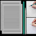 Fainne 2Pack Plastic Straight Line Stencil Template by Fainne