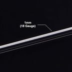 BENECREAT 18 Gauge 32 Yards Tarnish Resistant Silver Wire Jewelry Beading Wire - Image 3