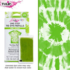 Tulip One-Step Tie-Dye Kit, 3 Fabric Dye Refill Packs, Lime Green - Image 4