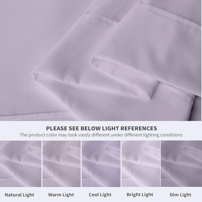Maple&Stone Queen Flat Sheet 6 Pack, Premium Soft & Breathable, Brushed - Image 4