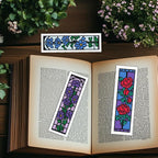 INFUNLY 6 Set Rose Window Cross Stitch Bookmark Kits - Image 6