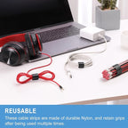 1, Cable Straps | Hook & Loop Cord Organizer, Cable Management - Image 4
