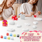 JellyArch 20 Set Heart DIY Painting Kit Ceramic to Paint Your Own Heart Bear - Image 5