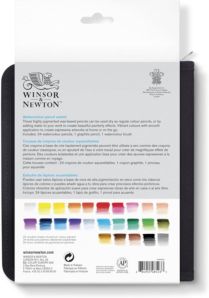 Winsor & Newton Studio Collection Artist Pencils, Watercolor Pencil Wallet - Image 2