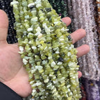 200pcs Natural Chip Stone Beads Gemstone Healing Crystal Loose Rock Bead | - Image 2