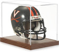 JupDec Mini Helmet Display Case, Acrylic Clear 1/2 Football Baseball Helmet by JupDec