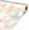 Pastel Tie-Dye Bulletin Board Roll Non-Woven Fabric Poster 16in X 20ft | Back by ClassyWhimsy