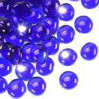 5LB Cobalt Blue Flat Glass Marbles by RUOJAS
