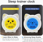 B&H Sleep Trainer Clock for Toddler, Cute Kids Ok to Wake Alarm Clock, Drop - Image 4