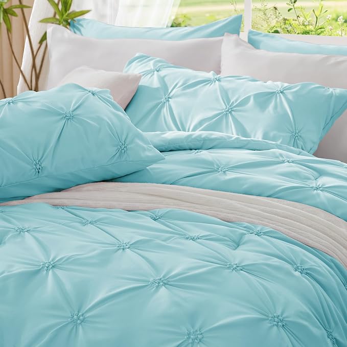 BEDELITE Macaron Blue King Size Comforter Set - Image 6