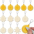 RattanView 24 Pcs Sun Craft DIY Wooden Sun Expressions Kits Color Your Own by RattanView