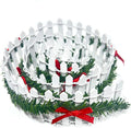 35 Inches Mini Fairy Garden Fence DIY Christmas Small Wood Decorative Picket by XFGSYXS