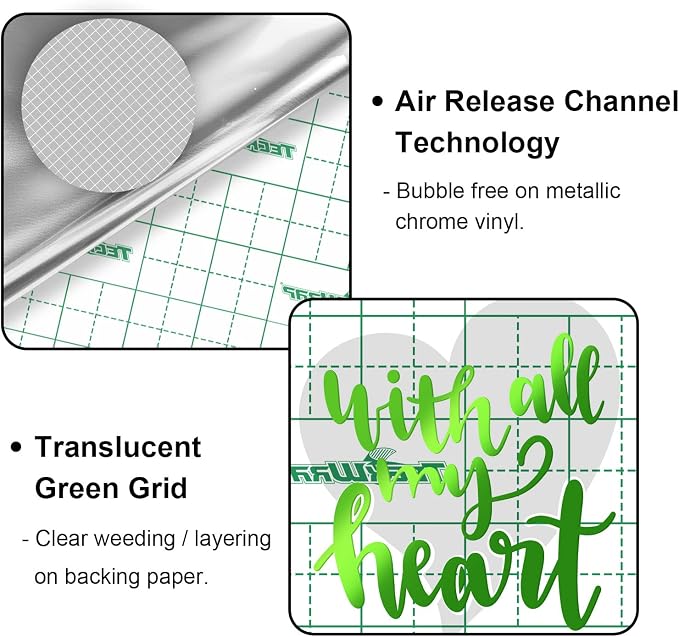 TECKWRAP Chrome Vinyl Neon Green Metallic Permanent Vinyl Bubble Free 1ftx5ft - Image 3