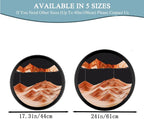 TNSLGHS Moving Sand Art, Wall Mounted Sand Art Liquid Motion, 360°Rotate Moving - Image 3