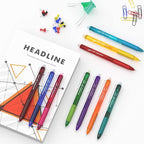 Lineon Erasable Gel Pens, 18 Colors Retractable Fine Point Erasable Pens Clicker - Image 7