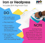 PPD 10 Sheets 8.5x11" Iron-on Heat Transfer Vinyl Paper Light Fabrics | Premium - Image 7