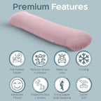 SleepCloud Weighted Body Pillow 8lbs - Image 3