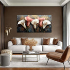 ZESTRILIA Luxury Calla Lily Canvas Wall Art, Modern Minimalist Glam Elegant - Image 5