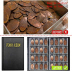 192-Pocket Penny Album, Compact Pressed Penny Collector Book, Durable Black - Image 6
