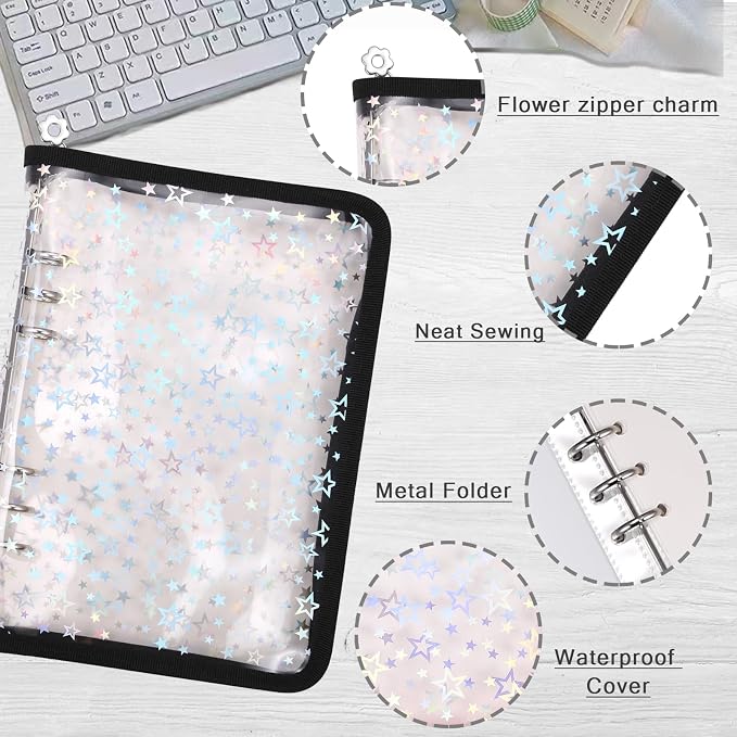 MUDOR 4 in 1 Sticker Storage Organizer, A5 Sticker Collecting Book Album Holder - Image 3