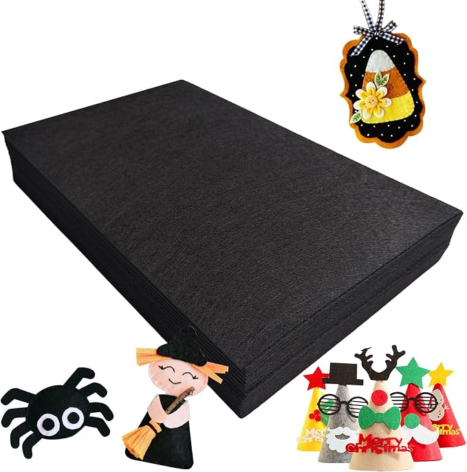Jtnohx Stiff Felt Sheets, Craft Felt Square - Image 4