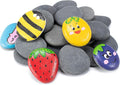Simetufy 20 PCS Rocks for Painting, 1-2" Natural Flat DIY Painting Rocks by Simetufy