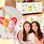3400Pcs Foam Stickers Foam Shape Stickers Heart Star Square Geometric Sticker - Image 6