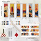 ORIGACH 6 Pcs Cross Stitch Bookmark Kit - Image 2