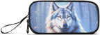 Wolf Snowy Pencil Case Box Boys Girls Large Pencil Pouch Zipper Compartments - Image 6
