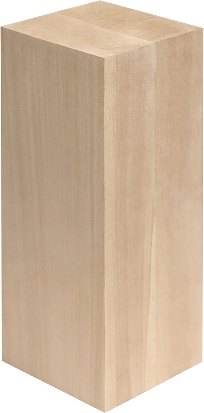 BeaverCraft Basswood Carving Blocks BW1 Large Wooden Block 10x4x4 Inches by BeaverCraft