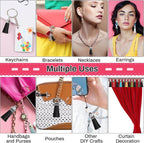 Keychain Tassels Bulk, Paxcoo Small Tassels - Image 2