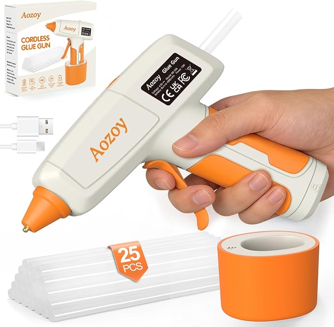 Hot Glue Gun Cordless by AOZOY