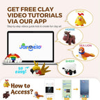 Air Dry Clay for Kids, Modeling Clay Kit - Image 4