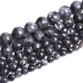 6mm 61pcs Natural Black Labradorite Stone Beads Round Larvikite Beads by NaturalStoneBeads