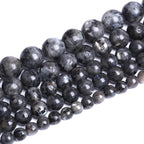6mm 61pcs Natural Black Labradorite Stone Beads Round Larvikite Beads by NaturalStoneBeads